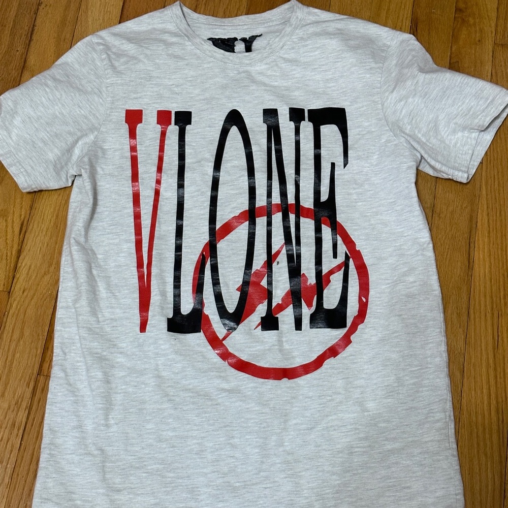 VLONE FRAGMENT FRIENDS BIG LOGO REVERSIBLE T SHIRT